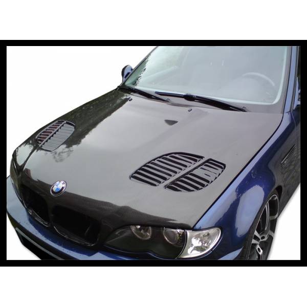 Capó para BMW serie E46 3 98-04 2 Puerta Carcasa de fibra de carbono -  China Accesorios para coche, Accesorios para coche