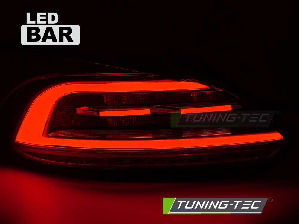 Detalle Pilotos Faros traseros de LED para VW SCIROCCO III  2008 - 2014 rojos modelo LED BAR