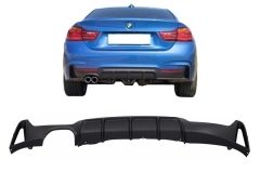 Difusor parachoques trasero deportivo para Bmw F32 F33 F36 (2013-) Coupe Cabrio 4 Series M Performance Look Left Double Outlet