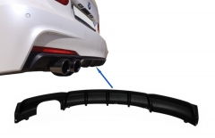 Difusor parachoques trasero deportivo para Bmw 3 Series F30 F31 (2011->) M-Performance Look Left Outlet