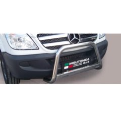 Defensa delantera barras en Acero Inoxidable Mercedes Sprinter Diametro 63 Homologada 2007-2012