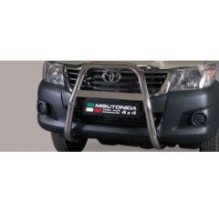 Defensa delantera barras en Acero Inoxidable Toyota Hi - Lux 11-