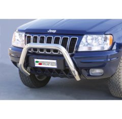 Defensa delantera barras en Acero Inoxidable Jeep Grand Cherokee Td/4.7 99/05style=