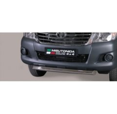 Defensa delantera barras en Acero Inoxidable Toyota Hi Lux 11-
