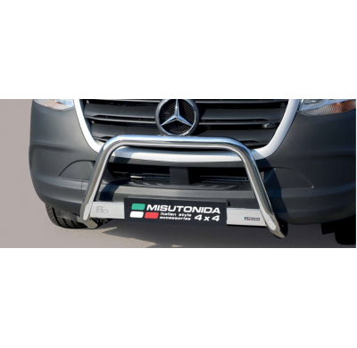 Defensa delantera barras en Acero Inoxidable Mercedes Sprinter 18- O 63 Homologada - Misutonida Italiastyle=