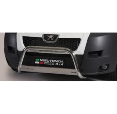 Defensa delantera barras en Acero Inoxidable Peugeot Boxer 06/13 - Diametro 63mm - Homologacion Ce