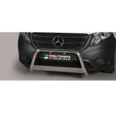 Defensa delantera barras en Acero Inoxidable Mercedes Vito/viano 15- - Diametro 63mm - Homologacion Ce