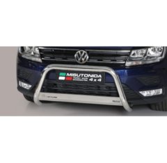 Defensa delantera barras en Acero Inoxidable Volkswagen Tiguan 16- O 63 Homologada - Misutonida Italia