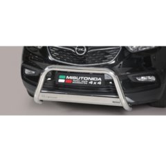 Defensa delantera barras en Acero Inoxidable Opel Mokka X O 63 Homologada - Misutonida Italia