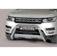 Defensa delantera barras en Acero Inoxidable Land Rover Range Rover Sport 14 - - Diametro 76mm - Homologacion Ce