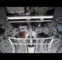 Barra de Refuerzo deportiva Fiat Bravo 1.4 (turbo) 07+ UltraRacing Delantera Inferior Tiebar