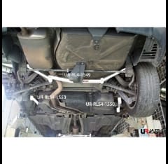 Barra de Refuerzo deportiva Peugeot 407 04-10 2.0 UltraRacing 2x 2-puntos Trasera Side Barsstyle=