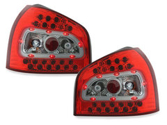 Pilotos faros traseros LED Audi A3 8L 09.96-04 rojo/transparente