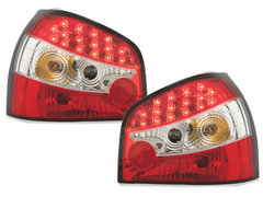 Pilotos faros traseros LED Audi A3 8L 09.96-04 rojo/cristal
