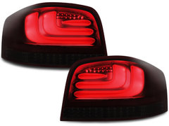Pilotos faros traseros LED carDNA Audi A3 8P 03-09 negro/rojo/ah