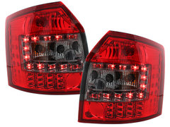 Pilotos faros traseros LED Audi A4 B6 8E Avant 01-04 rojo/ahumado