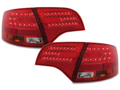 Pilotos faros traseros LED Audi A4 Avant B7 04-08 rojo/transparenstyle=