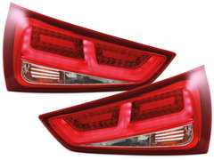 DECTANE Pilotos faros traseros LED Audi A1 2011+ rojo/transparente