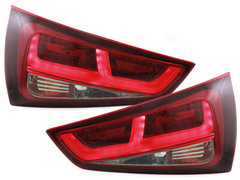 DECTANE Pilotos faros traseros LED Audi A1 2011+ rojo/ahumado