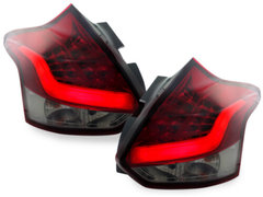 Pilotos faros traseros LED Ford Focus 2011+ rojo/ahumado