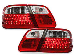 Pilotos faros traseros LED Mercedes Benz W210 clase E 95-02 rojo/c
