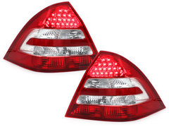 Pilotos faros traseros LED Mercedes Benz C W203 00-05 rojo/cristal