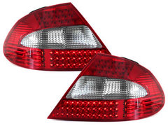 Pilotos faros traseros LED Mercedes Benz CLK W209 05-10 rojo/crist