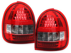 Pilotos faros traseros LED Opel Corsa B 03.93-03.01 rojo/cristal