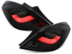 Pilotos faros traseros LED Opel Corsa D 06-10 3P negro/ahumado