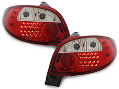 Pilotos faros traseros LED Peugeot 206 98-09 rojo/cristalstyle=