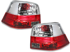 Pilotos faros traseros VW Golf IV 97-04 rojo/cristal