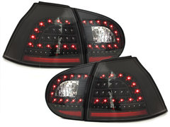 LITEC Pilotos faros traseros LED VW Golf V 5 03-09 negro