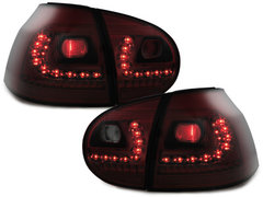 LITEC Pilotos faros traseros LED VW Golf V 03-09 rojo/ahumado