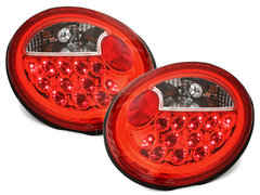 Pilotos faros traseros LED VW New Beetle 97-10 rojo/cristalstyle=
