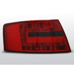 Focos / Pilotos traseros de LED Audi A6 C6 Sedan 04.04-08 Rojo Ahumado Led