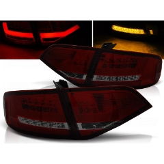 Focos / Pilotos traseros de LED Audi A4 B8 08-11 Sedan Rojo Ahumado Led