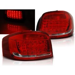Focos / Pilotos traseros de LED Audi A3 08-12 Rojo/blanco Ledstyle=