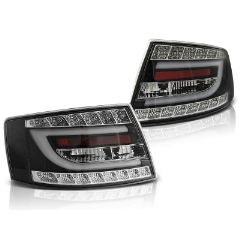 Focos / Pilotos traseros de LED Audi A6 C6 Sedan 04.04-08 Negro Led 7pin