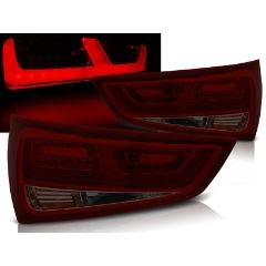 Focos / Pilotos traseros de LED Audi A1 2010-12.2014 Rojo Ahumado Led