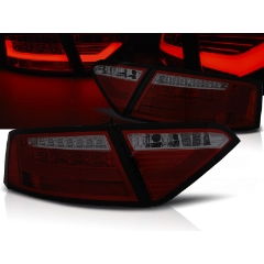 Focos / Pilotos traseros de LED Audi A5 07-06.11 Coupe Rojo Ahumado Led Bar