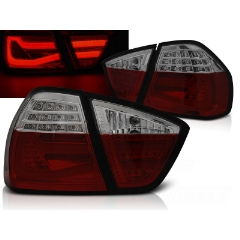 Focos / Pilotos traseros de LED Bmw E90 03.05-08.08 Rojo Ahumado Led Barstyle=