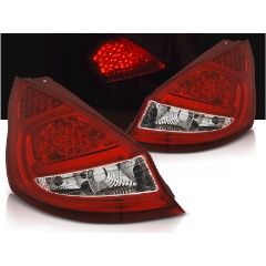 Focos / Pilotos traseros de LED Ford Fiesta Mk7 08-12 Hb Rojo Blanco Ledstyle=