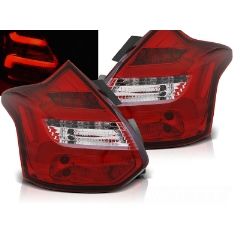 Focos / Pilotos traseros de LED Ford Focus 3 11-10.14 Hatchback Rojo Blanco Led Bar Intermitentes Dinamicosstyle=