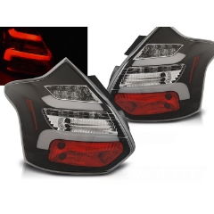 Focos / Pilotos traseros de LED Ford Focus 3 11-10.14 Hatchback Negro Led Bar Intermitentes Dinamicosstyle=