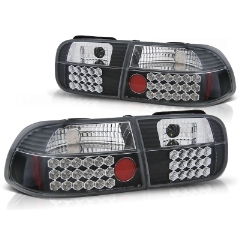 Focos / Pilotos traseros de LED Honda Civic 09.91-08.95 3d Negro Led