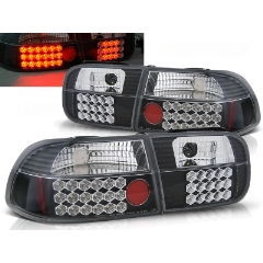 Focos / Pilotos traseros de LED Honda Civic 09.91-08.95 2d/4d Negro Ledstyle=