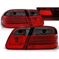 Focos / Pilotos traseros de LED Mercedes W210 95-03.02 Rojo Ahumado Led