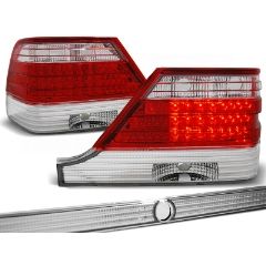 Focos / Pilotos traseros de LED Mercedes W140 95-10.98 Rojo/blanco Led