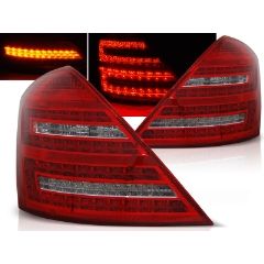 Focos / Pilotos traseros de LED Mercedes W221 S-klasa 05-09 Rojo/blanco Led