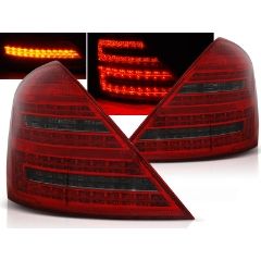 Focos / Pilotos traseros de LED Mercedes W221 S-klasa 05-09 Rojo Ahumado Led